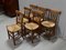 Late 19th Century Dining Chairs in Blonde Cherry, Set of 6 3