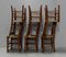 Late 19th Century Dining Chairs in Blonde Cherry, Set of 6, Image 13