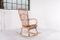 Vintage Bamboo Rocking Chair, 1950s, Immagine 1