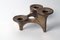 Brutalist Bronze Candlestick Candleholders from Harjes 2