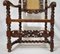 17th Century English Carved Armchair, 1660s, Image 6