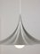 Danish Silver Trumpet Ceiling Lamp attributed to Claus Bonderup & Torsten Thorup for Fog & Mørup 3