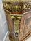 Antique Louis XV French Kingwood Floral Marquetry Ormolu Mounted Side Cabinet, 1860s 9