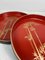 Trays in Lacquered Wood with Bamboo Decoration, 1970s, Set of 2, Image 8