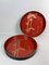 Trays in Lacquered Wood with Bamboo Decoration, 1970s, Set of 2, Image 7