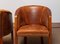 Dutch Sheep Leather Club Chairs, 1960s, Set of 2 3