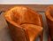 Dutch Sheep Leather Club Chairs, 1960s, Set of 2 8