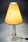 Art Deco Glass Table Lamp with Fabric Shade, 1920s 11