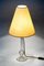 Art Deco Glass Table Lamp with Fabric Shade, 1920s 10