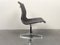 Sedie girevoli EA 107 in alluminio grigio di Charles & Ray Eames per Herman Miller, anni '70, set di 6, Immagine 7