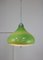 Mid-Century Italian Green Glass Pendant Lamp, Image 10