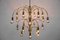 Vintage Chandelier in Brass & Metal, 1960s 4