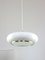 Italian Space Age White Acrylic Pendant Lamp 11