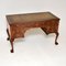 Antique Chippendale Style Leather Top Desk, 1900s, Image 1