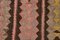 Minimalist Striped Wool Kilim Runner Rug, 1960s 10