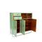 Vintage Green Wooden Cabinet, 1930, Image 4