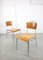 Mid-Century Plywood & Aluminum Desk Chairs, Set of 2 1