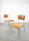 Mid-Century Plywood & Aluminum Desk Chairs, Set of 2, Image 1