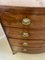 Antique George III Quality Mahogany Bow Front Chest with 5 Drawers 10