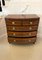 Antique George III Quality Mahogany Bow Front Chest with 5 Drawers, Image 4
