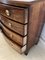Antique George III Quality Mahogany Bow Front Chest with 5 Drawers 8