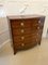 Antique George III Quality Mahogany Bow Front Chest with 5 Drawers, Image 3