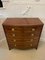 Antique George III Quality Mahogany Bow Front Chest with 5 Drawers 6
