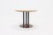Vintage Side Table with Black Lacquered Steel Base, 1980s 5