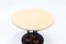 Vintage Side Table with Black Lacquered Steel Base, 1980s 6