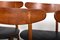 Teak, Oak & Leather Ch-30 Dining Chairs by Hans J. Wegner for Carl Hansen & Søn, 1950s, Set of 6 4
