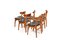 Teak, Oak & Leather Ch-30 Dining Chairs by Hans J. Wegner for Carl Hansen & Søn, 1950s, Set of 6, Image 6