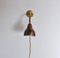 Danish Modern Brass Wall Lamp in the Style of Vilhelm Lauritzen, 1960s 6