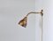 Danish Modern Brass Wall Lamp in the Style of Vilhelm Lauritzen, 1960s 2