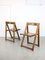 Set of Vintage Trieste Folding Chairs attributed to Aldo Jacober, 1960s 3
