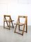 Vintage Trieste Folding Chairs attributed to Aldo Jacober, 1960s, Set of 2 3