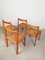 Vintage Dining Chairs in Ash and Viennese Straw, Italy, 1970s, Set of 4, Image 8
