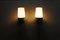 Large Scandinavian Modern Opaline Glass and Porcelain Wall Lights from Ifö, 1960s, Set of 2 11