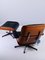 Modell 000/999 Lounge Chair & Ottoman in Rosewood & Leather by Charles & Ray Eames for Vitra, 2006, Set of 2 7