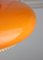Italienische Mid-Century Orange Acryl Hängelampe 15