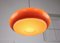 Mid-Century Italian Orange Acrylic Pendant Lamp 6