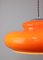 Mid-Century Italian Orange Acrylic Pendant Lamp 10