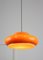 Mid-Century Italian Orange Acrylic Pendant Lamp, Image 4