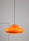 Mid-Century Italian Orange Acrylic Pendant Lamp, Image 7