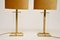 Vintage Brass & Lucite Table Lamps, Set of 2 5