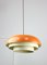 Mid-Century Danish Metal Cascade Pendant Lamp 9