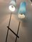 Lampada da terra Mid-Century con due faretti fluorescenti di Richard Essig, anni '60, Immagine 13