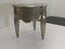 Eclectic Table Covered with Silver Top Glass, 1990s 2