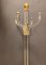 Metacrylate & Golden Brass Coat Rack, 1970s 2