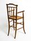 French Child's Highchair in Bentwood with Viennese Wicker Seat, 1930s 6