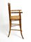 French Child's Highchair in Bentwood with Viennese Wicker Seat, 1930s 20